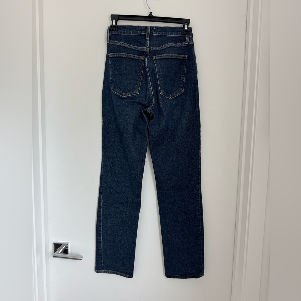 AGOLDE 24 High Rise Stovepipe Dark Wash Jeans Song - Picture 5 of 10